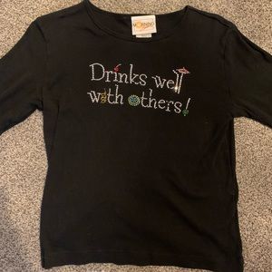 Vintage Morning Sun Rhinestone Top